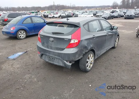 2013 Hyundai Accent Se from USA, damaged, VIN KMHCU5AE1DU090522